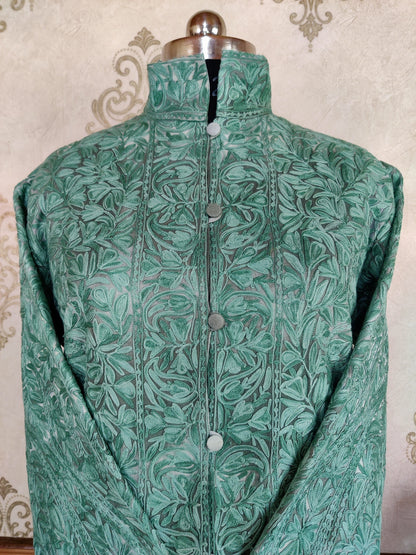 Heavy Paisley-Floral Embroidery