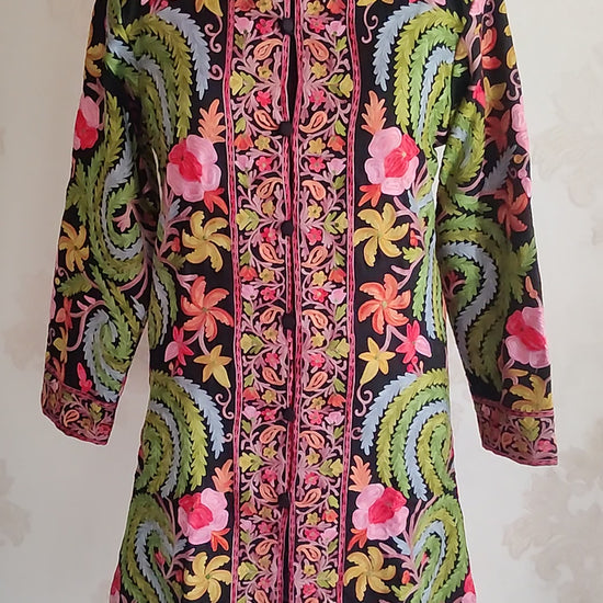 Long Kashmiri Boho Jacket